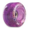 Crazy Skates Light Up Roller Skate Wheels | Set of 2 Wheels | Bright LEDs That Light up and are Powered by Movement - Purple Glitter (Size: 62mm) view 3