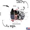 Beerpongtoss American Cornhole Board Wraps , 10+ Designs Cornhole Decals and Wraps for Boards (Set of 2), Cornhole Skins for Boards view 2