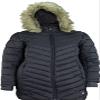 Spyder Women's Boundless Faux Fur Long Puffer Coat, Black Small view 1