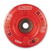 Light Up Roller Skate Wheels | Set of 2 Wheels | Bright LEDs that light up and are powered by movement - Red (Size: 62mm) view 1