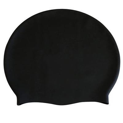 Altatac Long Hair Extra Large Black Waterproof Silicone Swimming Cap for Women Men Dreadlocks Braids Afro Hair Extensions Weaves 8.8"x14"