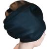 Altatac Long Hair Extra Large Black Waterproof Silicone Swimming Cap for Women Men Dreadlocks Braids Afro Hair Extensions Weaves 8.8"x14" view 2