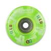 Crazy Skates Light Up Roller Skate Wheels | Set of 2 Wheels | Bright LEDs That Light up and are Powered by Movement - Green (Size: 58mm) view 1