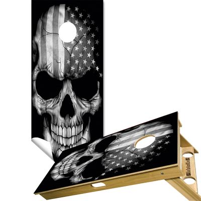 Beerpongtoss American Cornhole Board Wraps , 10+ Designs Cornhole Decals and Wraps for Boards (Set of 2), Cornhole Skins for Boards