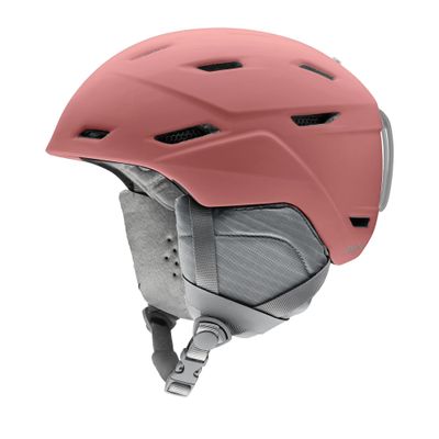 Smith Mirage Helmet for Women Adult Snowsports Helmet with Zonal Koroyd Coverage Lightweight Protection for Skiing & Snowboarding Matte Chalk Rose, Large