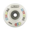 Light Up Roller Skate Wheels | Set of 2 Wheels | Bright LEDs that light up and are powered by movement - White (Size: 58mm) view 1