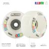 Light Up Roller Skate Wheels | Set of 2 Wheels | Bright LEDs that light up and are powered by movement - White (Size: 58mm) view 2
