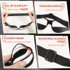 Weewooday 20 Pieces Adjustable Lightweight Basketball Dribbling Goggles, No Look Eye Goggles for Sport Dribble Training view 2