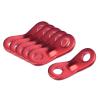 MECCANIXITY Aluminum Rope Tensioner, 5.5mm Dia. 2 Hole Tent Cord Adjuster for Outdoor Camping Hiking Travel, Red Pack of 20 view 1