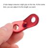 MECCANIXITY Aluminum Rope Tensioner, 5.5mm Dia. 2 Hole Tent Cord Adjuster for Outdoor Camping Hiking Travel, Red Pack of 20 view 4