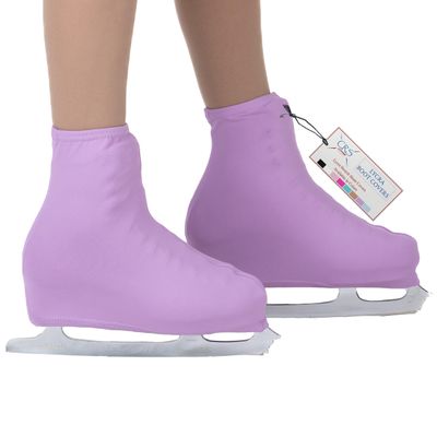CRS Cross Skating Boot Covers Lycra Ice Skate Covers. Performance Ready Protection for Figure Skates, Ice Skating, Roller Skates. (Pivot Purple, Adult)