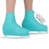 CRS Cross Skating Boot Covers Lycra Ice Skate Covers. Performance Ready Protection for Figure Skates, Ice Skating, Roller Skates. (Dark Sea Foam, Adult) view 1