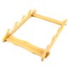 TFCFL 4 Tier Wall Mount Bamboo Sword Stand, Medieval Sword Wall Mount Samurai Sword Display Stand Katana Sword Holder Gladiator Sword Wall Display Crusader Sword Stand Knife Stand, 13.8x20.08 Inch view 3