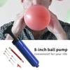 10pcs/Set Flexible Hose Volleyball Football Basketball with Needle Hand Air Pump 8inch Durable Balloon Ball Inflator Portable view 2