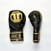 180oz Pro-Style Boxing Gloves, Professional Boxing Gloves, Black Golden Kickboxing Gloves for Men and Women view 1