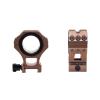 WestHunter Optics Precision 21 mm Picatinny Scope Rings, 1 Inch 30 mm 34 mm Tactical Scope Mount | Brown view 3