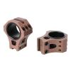 WestHunter Optics Precision 11 mm Dovetail Scope Rings, 1 Inch 30 mm 34 mm Tactical Scope Mount | Brown view 3