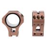 WestHunter Optics Precision 11 mm Dovetail Scope Rings, 1 Inch 30 mm 34 mm Tactical Scope Mount | Brown view 4