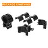 WestHunter Optics Precision 21 mm Picatinny Scope Rings, 1 Inch 30 mm 34 mm Tactical Scope Mount | Black view 3