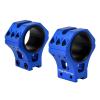 WestHunter Optics Precision 11 mm Dovetail Scope Rings, 1 Inch 30 mm 34 mm Tactical Scope Mount | Blue view 4