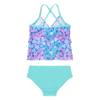Daenrui Kids Girls Mermaid Two Pieces Bikini Set Ruffles Crop Top with High Waisted Bottoms Swimsuit Green 3 Years view 4