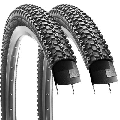 2 Pack 26x1.95 Inch Bike Tire Folding Bead Replacement Tire Double Packing for Mountain Bicycle Tire (26X1.95)