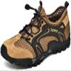 Asifn Men's Water Shoes Quick Dry Sports Aqua Soft Hiking Breathable Lightweight Outdoor Mesh Barefoot Training Walking 9.5-10 Brown view 1
