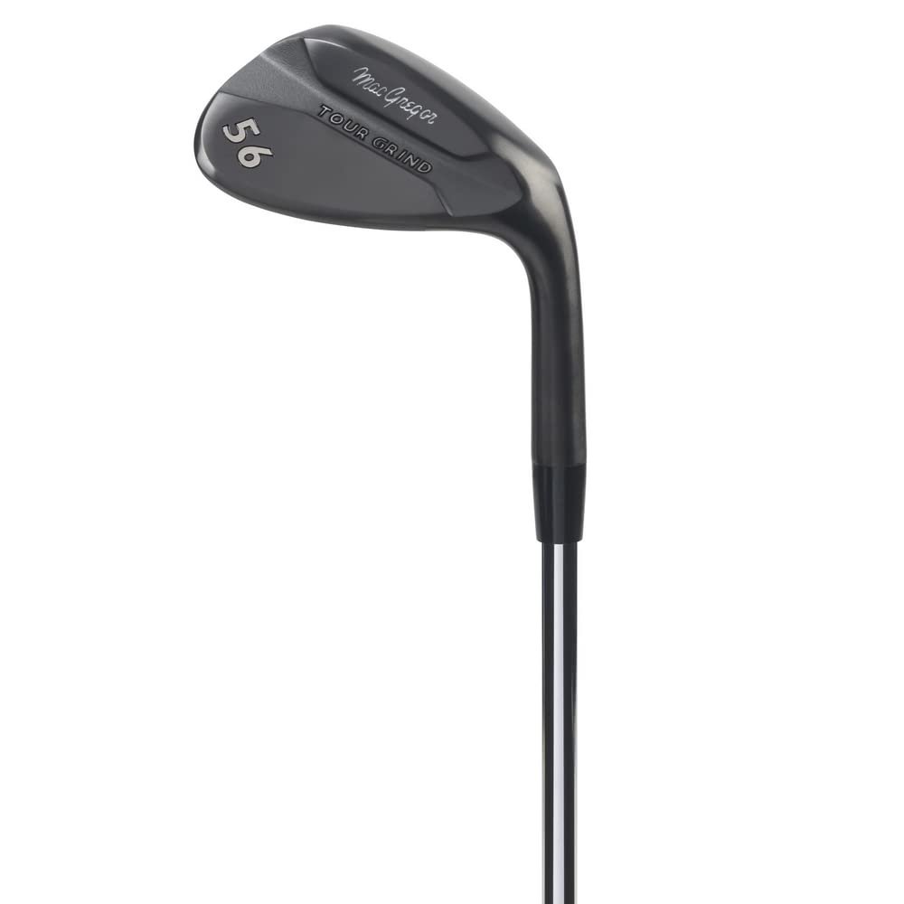 MacGregor Golf Tour Grind Milled Face Golf Wedge, Black, 58, Mens Right Hand