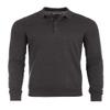 ZIMEGO Mens Mock Turtleneck Sweater - Casual Pullover Knit Polo Sweaters for Men, Charcoal, Small view 1