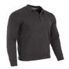 ZIMEGO Mens Mock Turtleneck Sweater - Casual Pullover Knit Polo Sweaters for Men, Charcoal, Small view 2