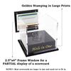 HYYPME Golf Ball Display Case for Hole in one Ball with Scorecard Display, Golf Gifts, Accessories for Men and Women (Content: Hole in One) view 2
