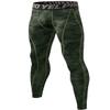 Yuerlian Men's Compression Pants Baselayer Cool Dry Sports Tights Leggings Running Tights 1 Pack Camouflage Green view 1