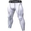 Yuerlian Men's Compression Pants Baselayer Cool Dry Sports Tights Leggings Running Tights 1 Pack White view 1