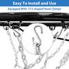 Heavy Duty Chain Basketball Net Replacement, Stainless Steel Chain Net for Basketball Hoop, Standard Braided Metal Chain Basketball Net (21 Inch), Fit Most Standard Hoops for Outdoor Indoor Use view 2