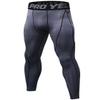 Yuerlian Men's Compression Pants Baselayer Cool Dry Sports Tights Leggings Running Tights 1 Pack Flower Gray view 1