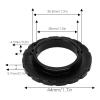 Alomejor Centerlock Lockring, Lightweight Aluminum Alloy Black Finish Disc Brake Adapter hub for Mountain Biking Road Cycling commuters Bike Mechanics view 2
