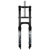 LvTu Snow Bike Fat Fork 26 4.0 Inch Downhill Suspension Disc Brake 1-1/8" Front Fork 160mm Travel for E-Bike MTB/QR/AM Fat Tire view 1