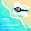 SPORTS WORLD VISION Optical Swimming Goggles | Unisex Waterproof Diving Goggles for Children, with Positive & Negative Diopters | UV Protection & Anti-Fog, Wide & Clear Field of Vision view 4