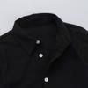 Yihuimin Boys Girls Long Sleeve Button Down Leotard Latin Dance Shirts Salsa Tango Athletic Top Black 6 Years view 4