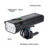 10000 Lumen Super Bright Bike Light 8 LEDs 5 Modes USB Rechargeable Bike Headlights 360 Rotatable Waterproof Bicycle Headlight Runtime 38+Hrs Digital Display Bike Lights for Night Riding,Taillight view 2