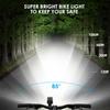 10000 Lumen Super Bright Bike Light 8 LEDs 5 Modes USB Rechargeable Bike Headlights 360 Rotatable Waterproof Bicycle Headlight Runtime 38+Hrs Digital Display Bike Lights for Night Riding,Taillight view 4