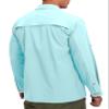 Little Donkey Andy Men's Stretch Quick Dry Lightweight Shirts UPF50+ for Hiking, Travel, Camping Light Blue Size L view 2