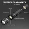 Feyachi FL11-MB Tactical Flashlight 1200 Lumen LED Light with Pressure Switch view 3