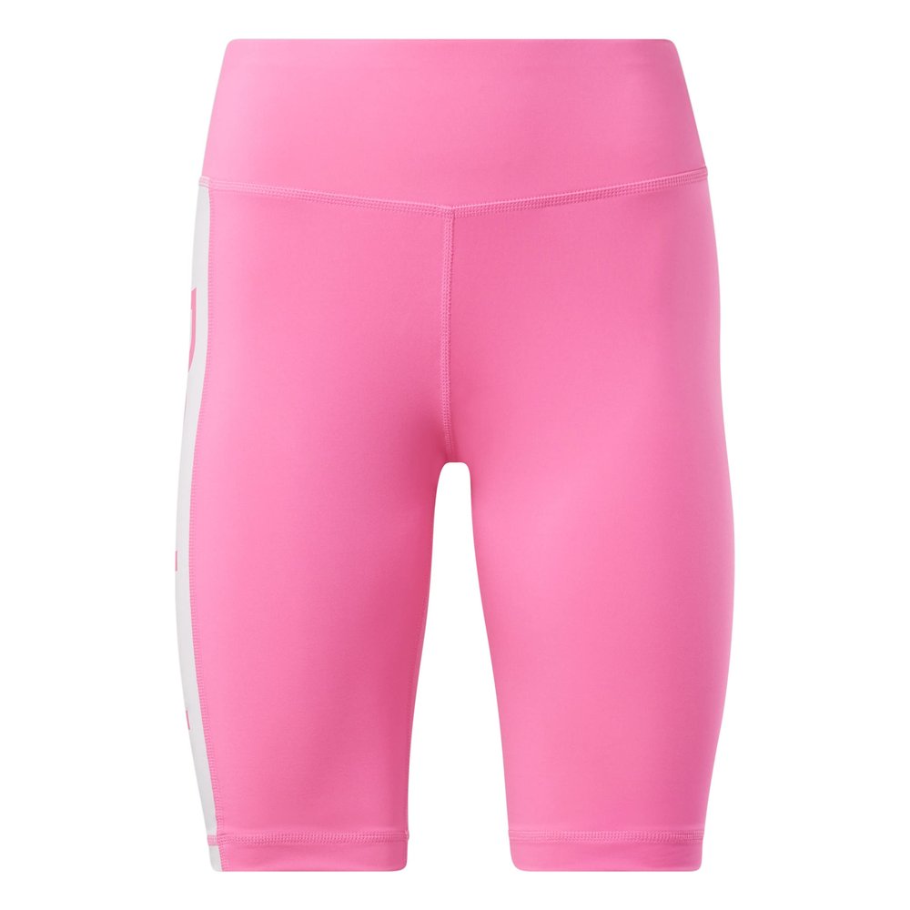 Core 10 by Reebok Women's Big Logo Bike Shorts, Atomic Pink, Medium