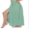 Honeystore Women's Casual Palazzo Pants Elastic High Waist Front Split Yoga Pant GKJF-052-Mint S view 1
