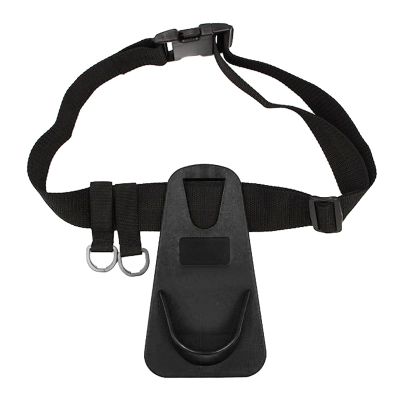 doorslay Fishing Waist Belt Rod Holder Adjustable Fishing Pole Waist Belt Fishing Tackle Holder Padded Waist Belt