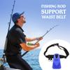 doorslay Fishing Waist Belt Rod Holder Adjustable Fishing Pole Waist Belt Fishing Tackle Holder Padded Waist Belt view 4