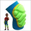 Black/Red/Blue 0-8 Years Old Children's Roller Skating Ski Soft Knee Pads For Outdoor Sports Protective Gears (Blue, X-Small) view 3