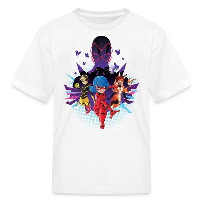 Spreadshirt Miraculous Merchandise Ladybug Go Kid's T-Shirt, M, White