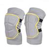 Grey/Black Multi-layer Thickened Lycra Sponge Ski Skating skateboard Roller Knee Pads With Retractable Design To Prevent Sliding (X-Large) view 2
